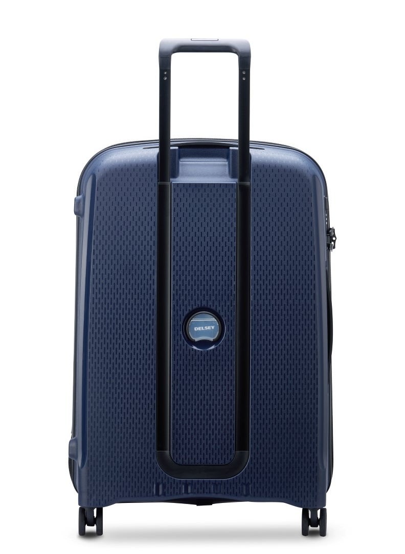 DELSEY - Belmont + Hardcase Double wheel luggage  suitcase 3pcs set (L+M+S) 55/71/83cm Blue - Image 1