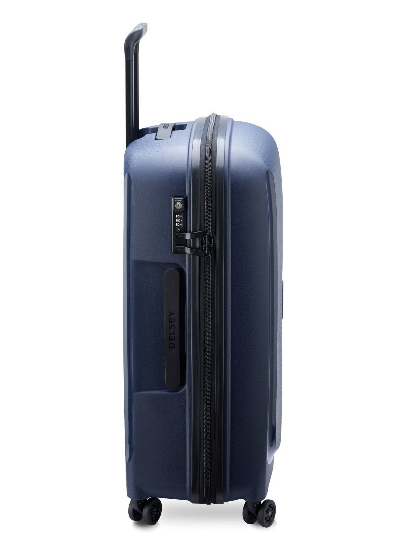 DELSEY - Belmont + Hardcase Double wheel luggage  suitcase 3pcs set (L+M+S) 55/71/83cm Blue - Image 1