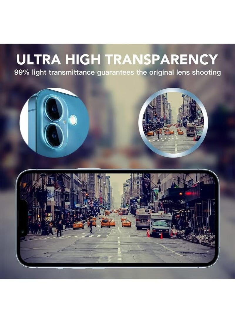 Generic iPhone 16 Plus Screen Protector,with [1 Pcs] Camera Lens Protector Ring Cover,9H Tempered Glass Screen Protector for iPhone 16 Plus,Case Friendly,Easy Installation,Anti-Scratch Film  - Image 4