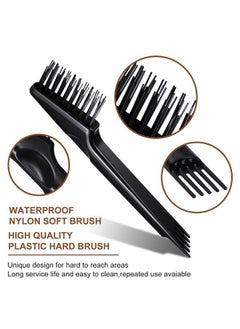 Patelai 5 Pieces Comb Cleaner Tool Set Hair Brush Cleaner Rake Comb Cleaning Brush Remove Comb Embedded Tool For Removing Hair Dust Different Combs Home And Salon Use  - Image 5