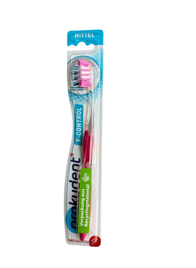 ROSSMANN German Brand, toothbrush X-Control, Quality Premium materials, medium Made in Germany - Image 1