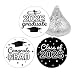 DISTINCTIVS Class of 2026 Graduation Candy Stickers for Chocolate Drops Black Grad Party Favors  216 Count - Image 2
