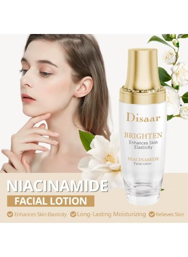 Disaar Niacinamide Brightening Moisturizer, Softening Facial Lotion That Improves Elasticity, Restores Radiance, Nourishes Skin, Non-Greasy Daily Hydration, Best Lotion For Healthy Youthful Skin Glow - Image 3