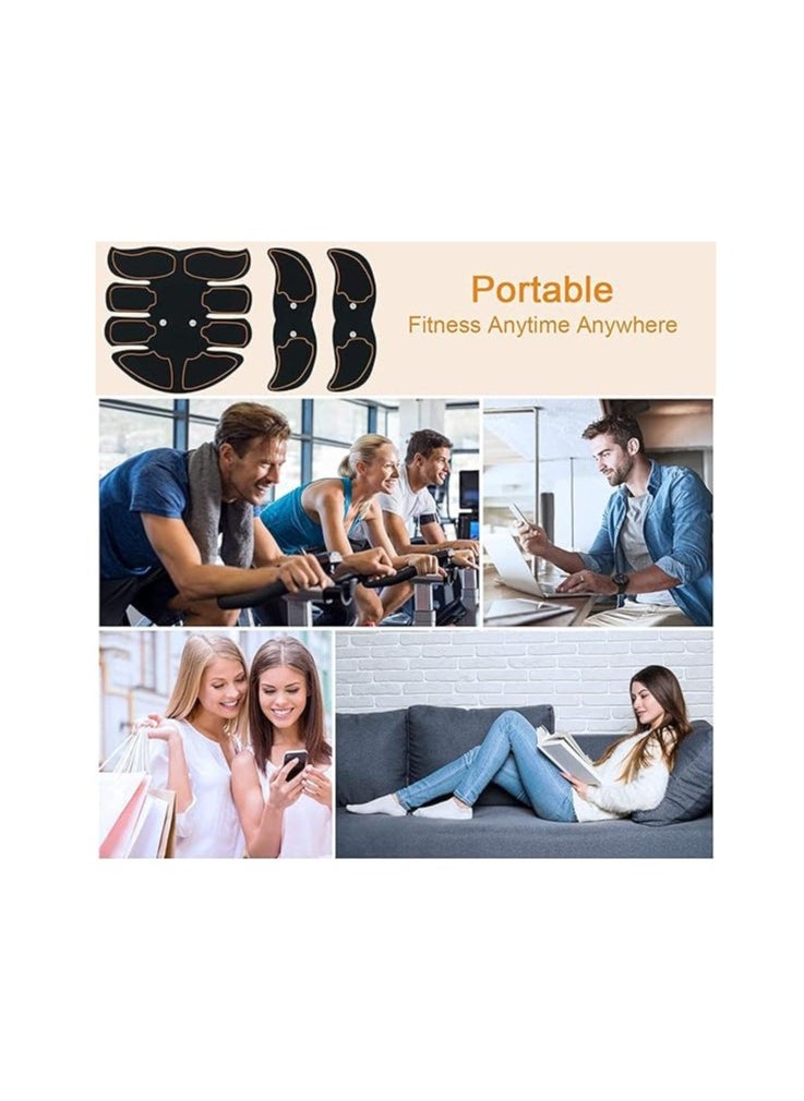 Arabest ABS Muscle Stimulator, ABS Stimulator, ABS Training Workout Belt, Body Abdominal Toning Gear Waist Trimmer, Abs Workout Equipment at Home Office or Gym  - Image 4