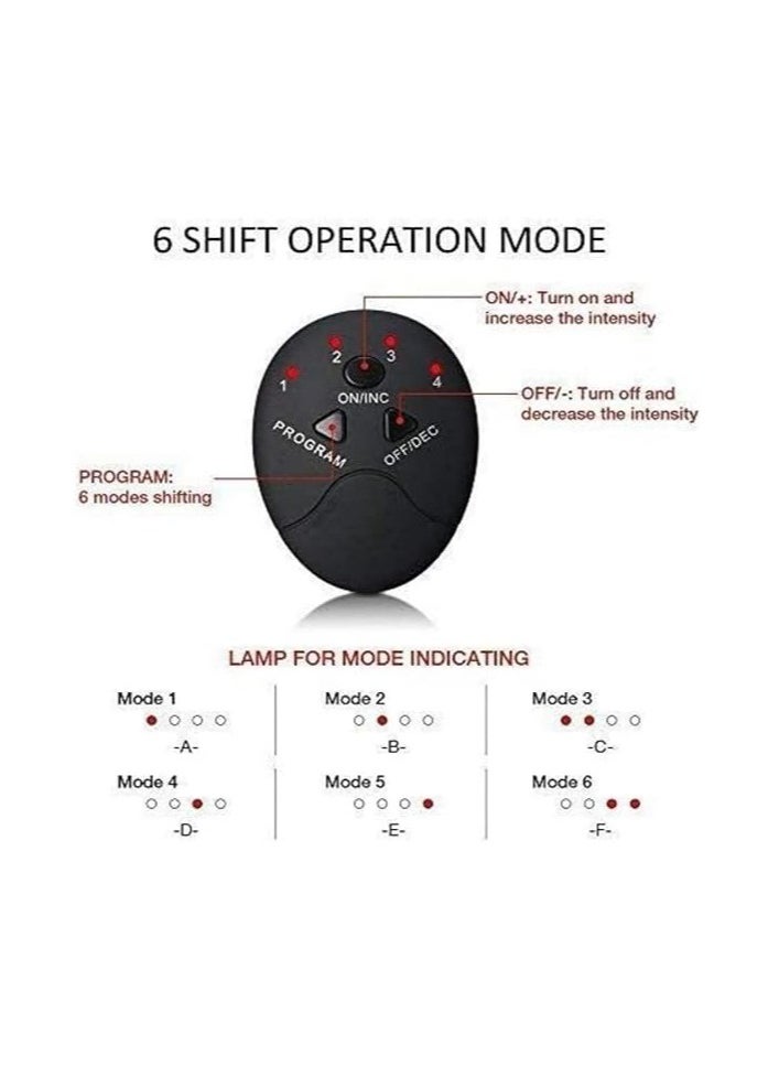 Arabest ABS Muscle Stimulator, ABS Stimulator, ABS Training Workout Belt, Body Abdominal Toning Gear Waist Trimmer, Abs Workout Equipment at Home Office or Gym  - Image 5