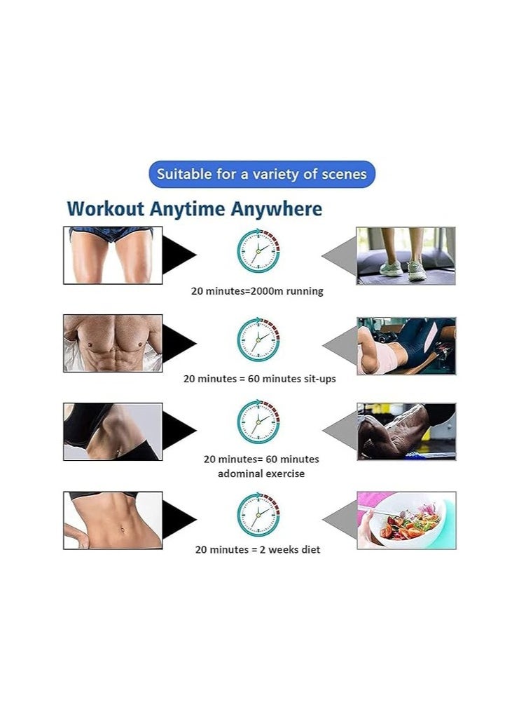 Arabest ABS Muscle Stimulator, ABS Stimulator, ABS Training Workout Belt, Body Abdominal Toning Gear Waist Trimmer, Abs Workout Equipment at Home Office or Gym  - Image 3