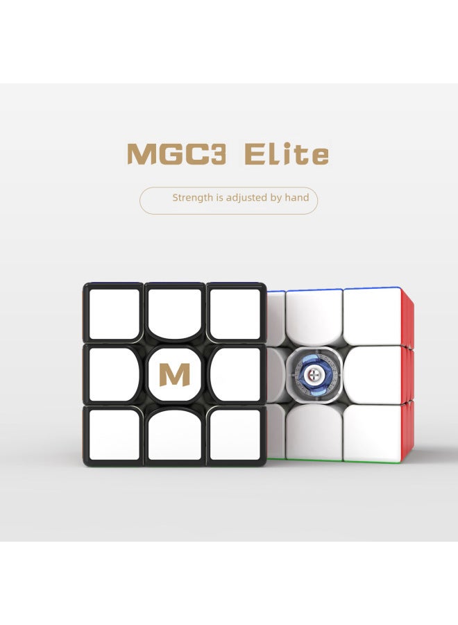 Yongjun MGC Magnetic Series 256th Rubik's Cube Elite 3rd Magnetic Smooth Competition Special Toys Wholesale-Color:Mgc3 Level Generation Black  - Image 2