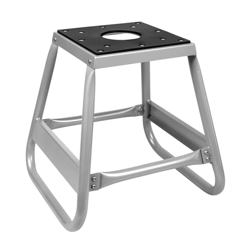 Donext Motorcycle Lift Stand Dirt Bike Stand Universal Panel Stand Moto Removable Maintenance Motocross Stand Hoist Lift Jack 600LB Capacity (Silver) - Image 1