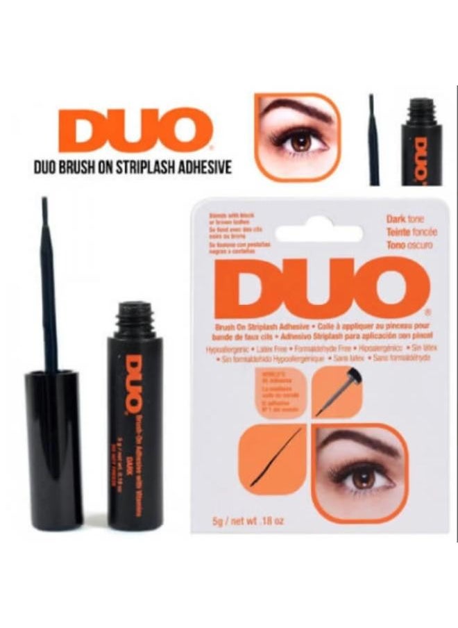 Duo - Duo false eyelashes adhesive with brush, black, 5 ml - Image 1