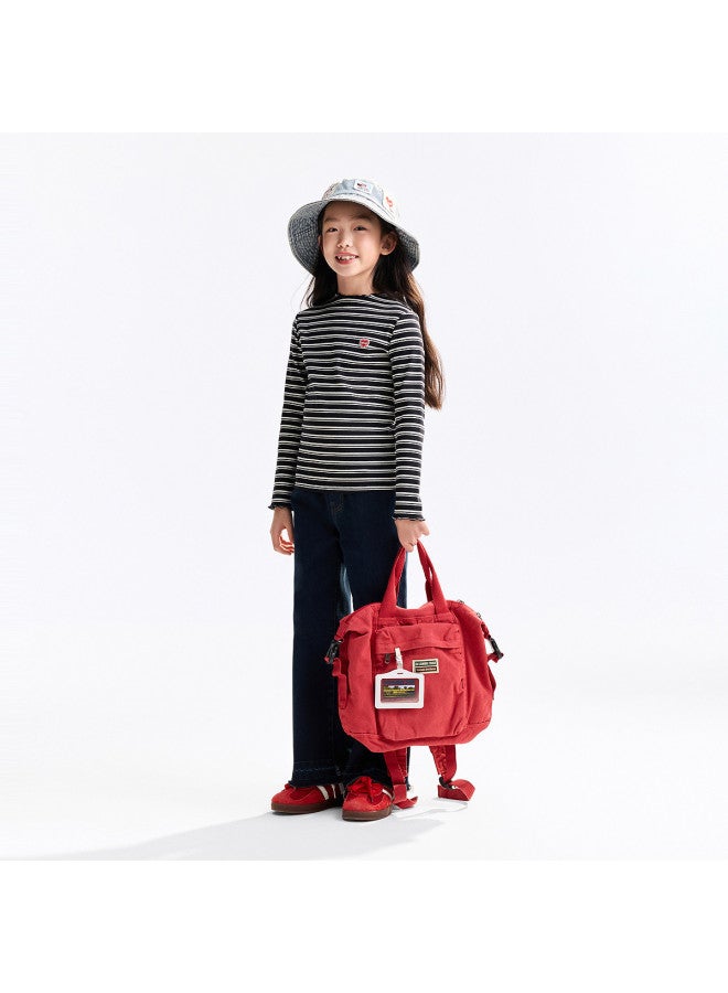 Annil Girls' Mid-neck Long-sleeve Knitted Sweater - 2025 Autumn New Arrival - Image 5