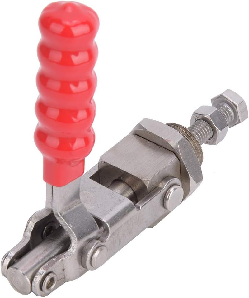 Quick Toggle Clamp, Stainless Steel Push Pull Type Handle Fixture, 136KG Clamping Force, 3.0mm Thick Plate, 180 Degree Smooth Operation for Heavy Workpieces - Image 1