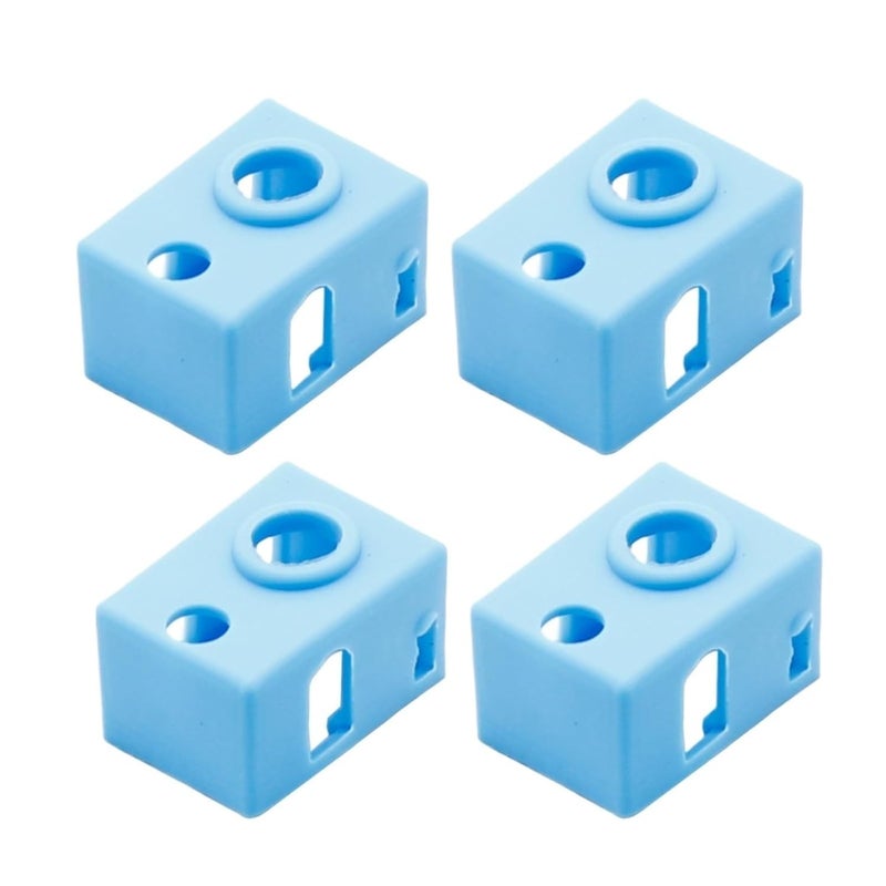 Blue Silicone Socks Cartridge Heater V6 For Dragon Heatblock PT100 Hotend Nozzle 10pcs - Image 5