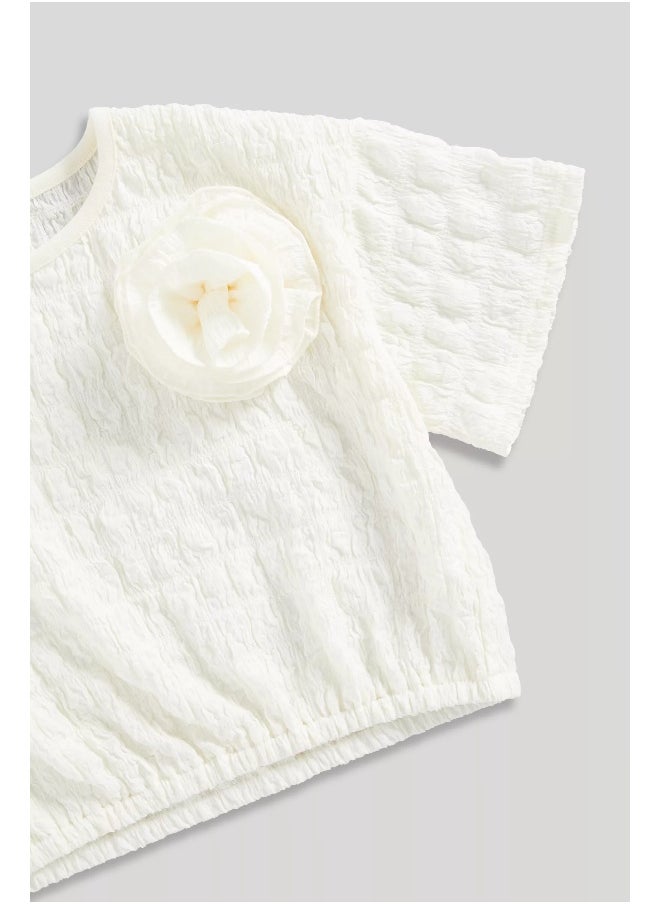 mothercare Bubble Jersey Top and Skirt Set  - Image 2