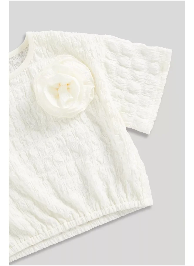 mothercare Bubble Jersey Top and Skirt Set