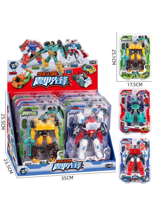 Boy's Car Deformation Toy Car Deformation Robot Training Institution Play House Children's Toy King Kong-Color:53846 Order 12 Small Boxes 1 Large Box (1 Small Box Price)  0758-18 - Image 3