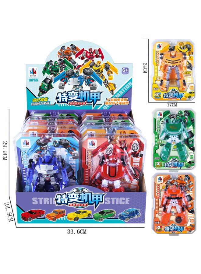 Boy's Car Deformation Toy Car Deformation Robot Training Institution Play House Children's Toy King Kong-Color:53846 Order 12 Small Boxes 1 Large Box (1 Small Box Price)  0758-18 - Image 2