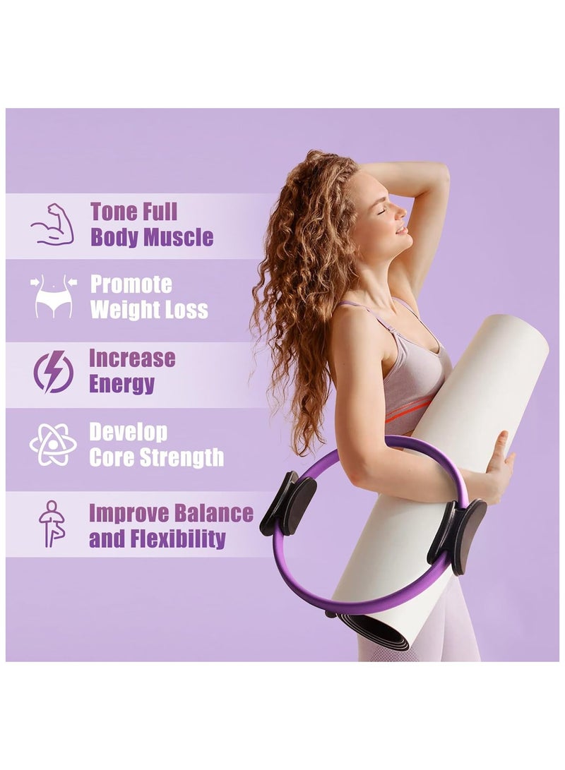 Yoga Pilates Ring Pilates Anillo Magic Circle Wrap Slimming Body Building Fitness Circle Yoga Accessories foamroller - Image 5