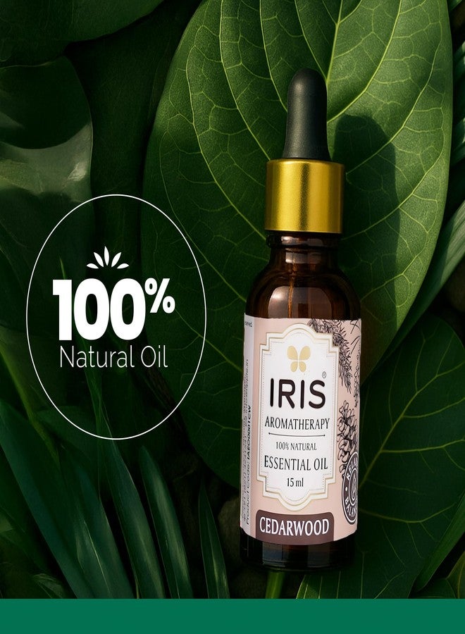 Iris Aromatherapy 15ml essential oil (Cedarwood) - Image 4