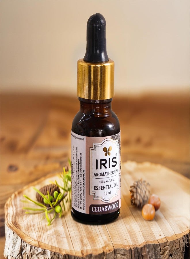 Iris Aromatherapy 15ml essential oil (Cedarwood) - Image 2