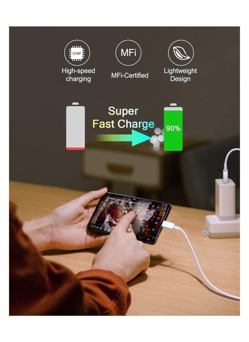 Charger Lightning to USB Cable Compatible iPhone 11 Pro/11/XS MAX/XR/8/7/6s/6/plus,iPad Pro/Air/Mini,iPod Touch  - Image 4