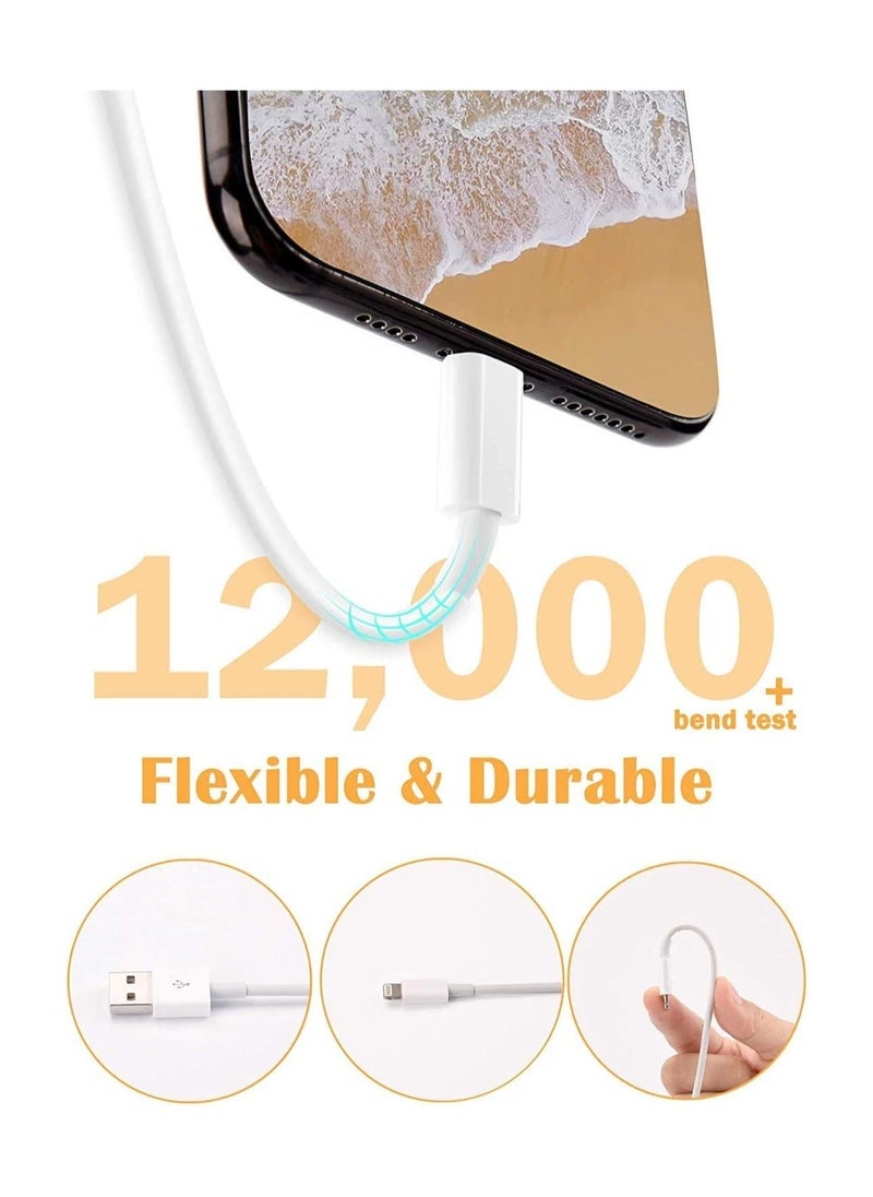 Charger Lightning to USB Cable Compatible iPhone 11 Pro/11/XS MAX/XR/8/7/6s/6/plus,iPad Pro/Air/Mini,iPod Touch  - Image 2