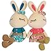 Cllayees Set of 2 Easter Bunny Plush for Kids 183 Easter Stuffed Animal Big Rabbit Toys Cute Birthday Gifts for Boy Girl Pink Blue - Image 4