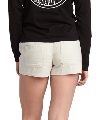 Roxy Womens Oceanside - Linen Beach Shorts - Women - XL - Grey Stone XL - Image 2