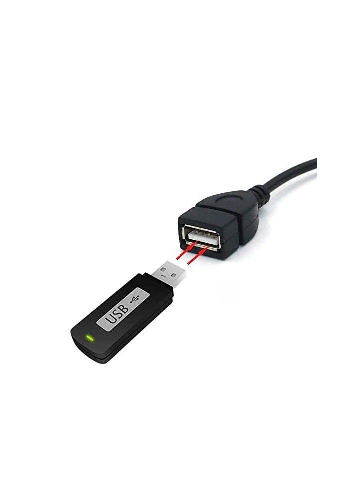 Yesido Car AUX to USB Adapter 3.5mm Male Audio Jack to USB 2.0 Female Converter Cable for Enhanced Connectivity  - Image 1