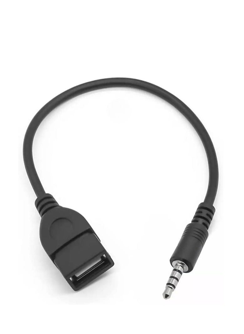 Yesido Car AUX to USB Adapter 3.5mm Male Audio Jack to USB 2.0 Female Converter Cable for Enhanced Connectivity  - Image 5