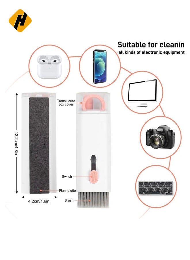 HuHa - 7-in-1 Electronic Cleaner Kit - Portable Cleaning for Airpods Laptop, Keyboard, with Cleaning Pen Brush Spray for Phone iPad Computer Screen/Keyboard/Headphones/Bluetooth Earphones - Image 1