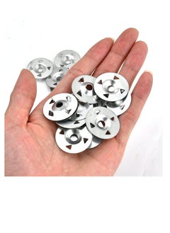 SUNSAR 200 Pcs 1-1/4 Inch Galvanized Steel Washer for Installation of Foam Board Washers Fasteners Panels, with Two Claws Design Galvanized Steel Washer for Repair and Fixed  - Image 4