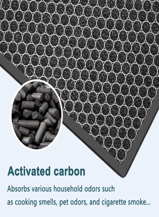 Slirceods KJ01 Replacement Filter - Compatible with Dhyala KJ01 Air Purifier, 3-in-1 H13 Activated Carbon Filter,for Dust, Odors, Smoke,2-Pack - Image 3