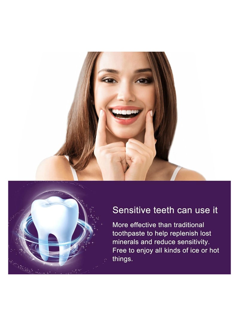 EELHOE Color Corrector Toothpaste 50ml, Tooth Paste for Teeth Whitening, Yellow Teeth Cleaning, Colour Corrector and Effective Stains Removal, Oral Hygiene Care and Health - Image 2