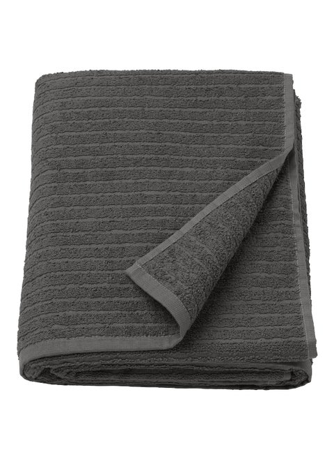 Bath Sheet Luxurious and Extra Large Premium Cotton Ultra Soft and Highly Absorbent Dark Grey 100x150 cm