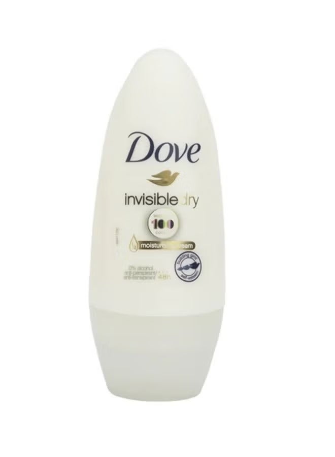 دوف مزيل عرق رول اون دراي مضاد للتعرق من انفيزيبل دراي، 50 مل - Image 1