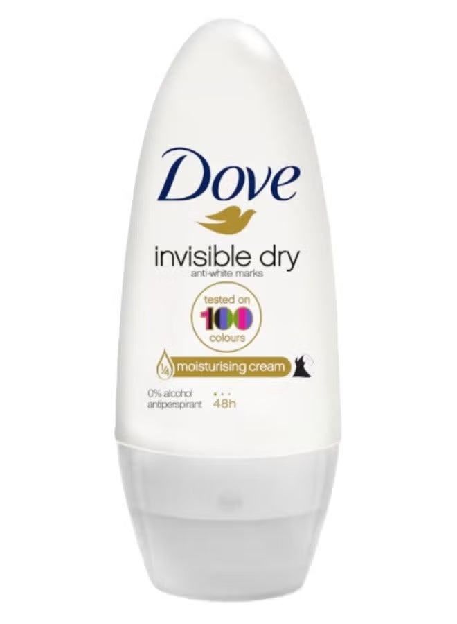 دوف مزيل عرق رول اون دراي مضاد للتعرق من انفيزيبل دراي، 50 مل - Image 2