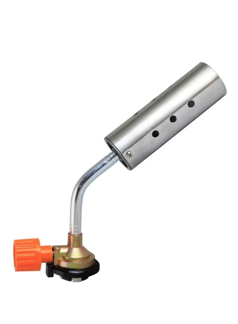 Flame Gun, Outdoor Versatile Butane Burner Solder Blower | Camping 360 Degree Rotatable Flame Gas Torch ( Butane not  Included ) - Image 1