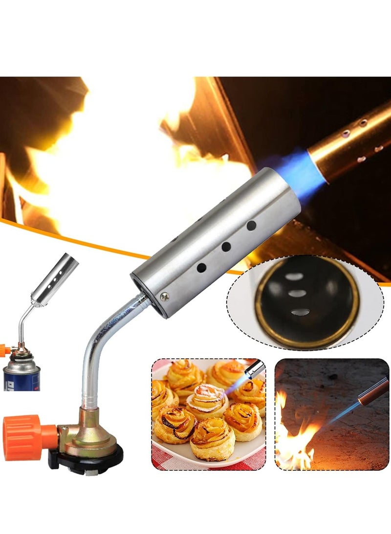 Flame Gun, Outdoor Versatile Butane Burner Solder Blower | Camping 360 Degree Rotatable Flame Gas Torch ( Butane not  Included ) - Image 5