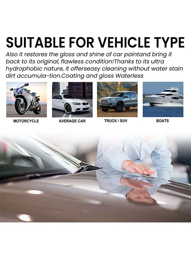 Jaysuing Car Nano Repairing Spray, Car Scratch Repair Spray, Car Quick Repair Nano Spray, Fast Flawless Repair Scratch Spray, Nano Ceramic Crystal Coating Car Fine Scratch Removal Spra, 120ML - Image 4