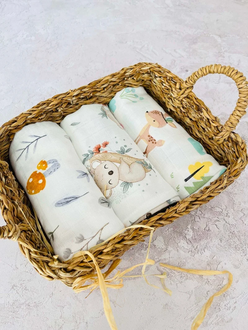 جونييروس 3 Multi-Purpose Muslin Cloth Cover Blanket