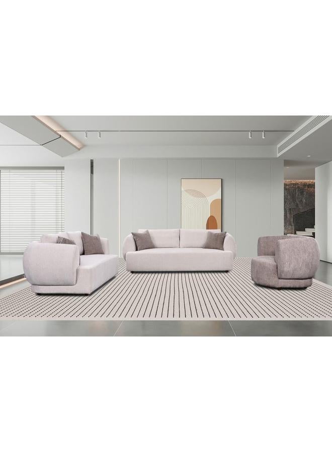 Miro Mirai light grey two seater sofa - Image 1