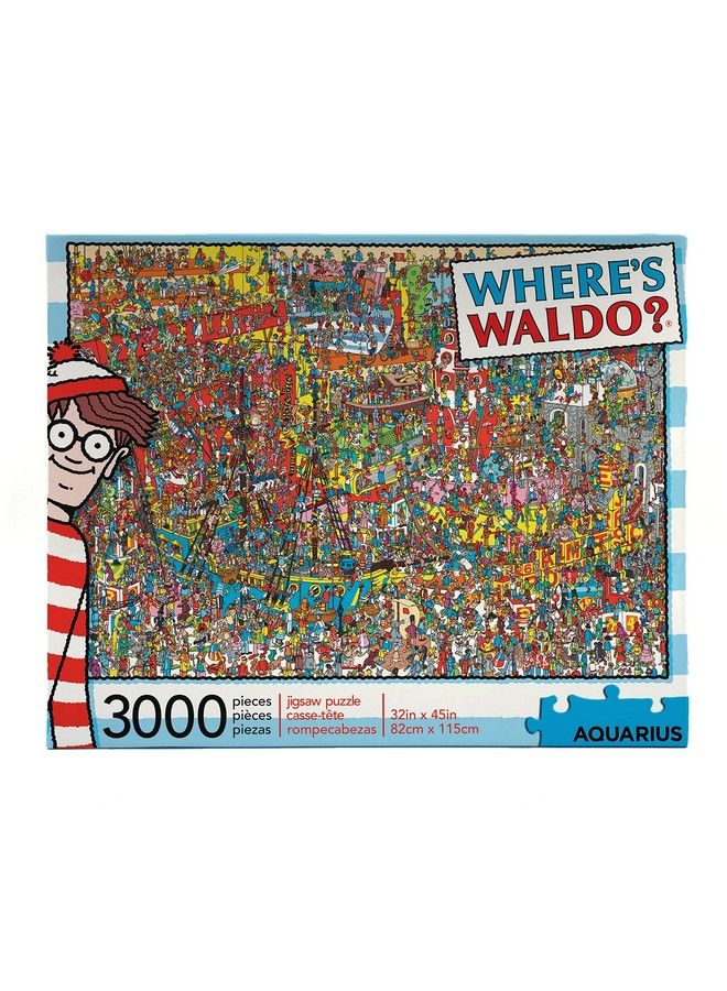 Aquarius Where'S Waldo (3000 Piece Jigsaw Puzzle) Officially Licensed Where'S Waldo Merchandise & Collectibles Glare Free Precision Fit 32 X 45 Inches - Image 2