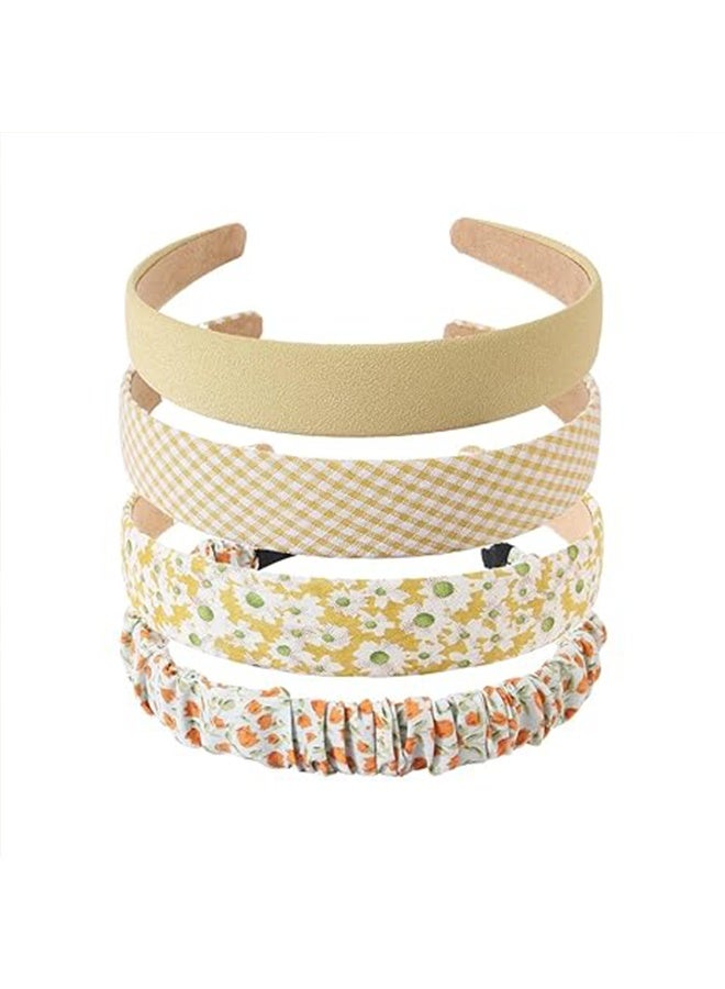SANIYE 7-Pack Cute Headbands for Women, Non-slip Flower Headband Set, Fashionable Pearl Headband, Braided Headband with Different Designs, Headband Set, Hair Accessories - Image 5