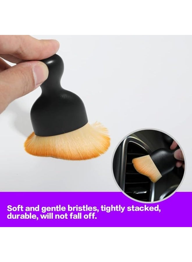Generic 2 Pcs Soft Car Interior Cleaning Brush, Car Interior Cleaning Tool, Duster, Detailing Brushes for Electronics, Handmade Model, Cellphone, Keyboard, PC, Laptop, Various Products Cleaning Brush  - Image 5