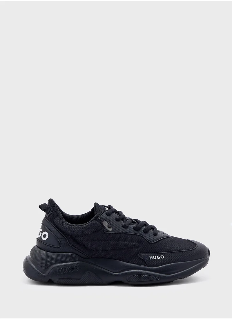 HUGO Leon Plain Low Top Sneakers