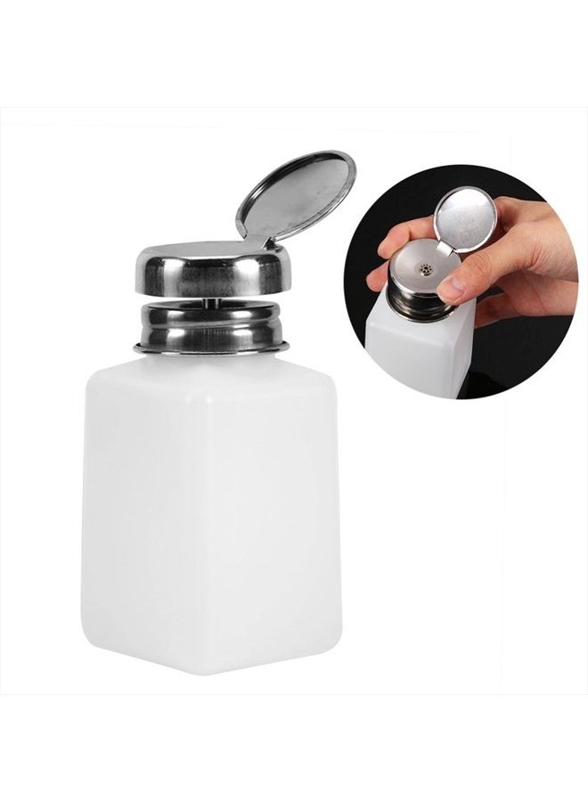 Sonew 200ML Empty Pump Dispenser Nail Polish Makeup Cleanser Liquid Remover Bottle - Image 1