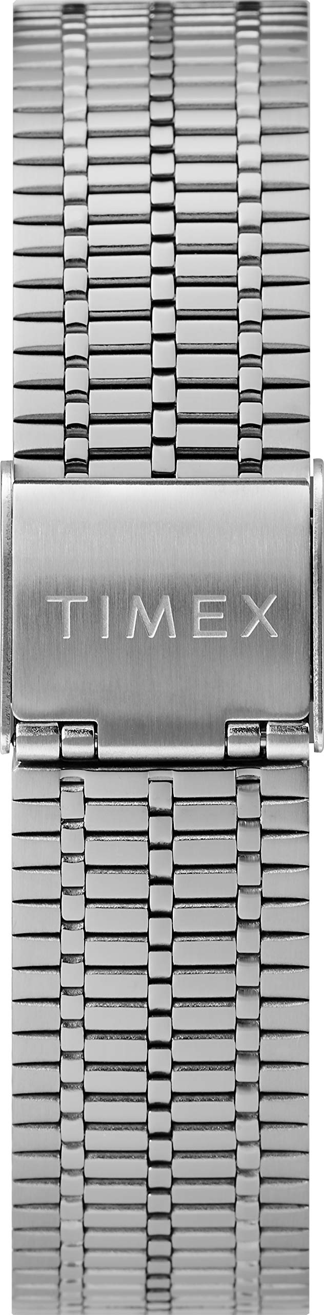 TIMEX ساعة تمكس أنالوج للرجال مع قرص دائري أزرق وسوار من الفولاذ المقاوم للصدأ فضي مقاومة للماء - TW2T80700U9 - Image 3