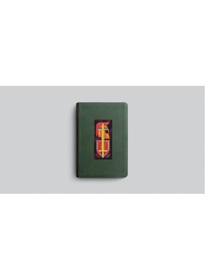 Crossway The Biggest Story Holy Bible for Kids (Trutone, Dark Green, Armor Design) - Image 5