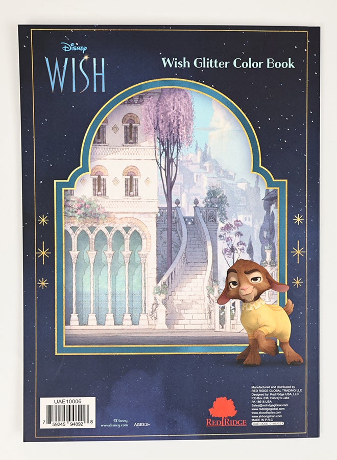 Disney Wish Glitter Color Book - Image 1
