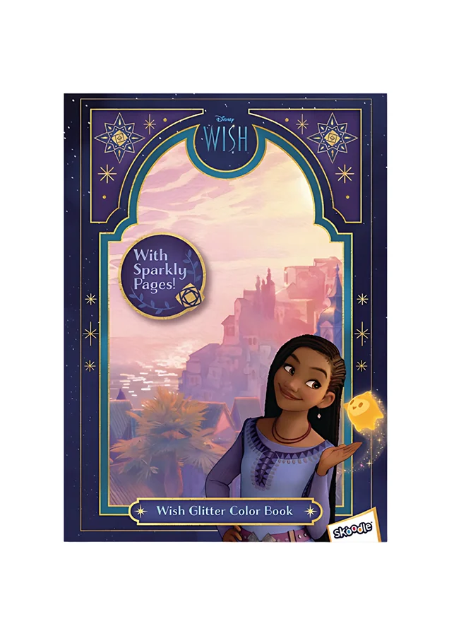 Disney Wish Glitter Color Book